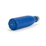 Gourde personnalisable isotherme et antifuite en inox recyclé 500 ml couleur bleu roi quatrième vue