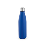 Gourde personnalisable isotherme et antifuite en inox recyclé 500 ml couleur bleu roi vue frontale
