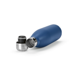 Gourde en acier inoxydable recyclé à bouchon étanche 500 ml couleur bleu marine troisième vue