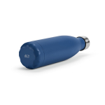 Gourde en acier inoxydable recyclé à bouchon étanche 500 ml couleur bleu marine quatrième vue