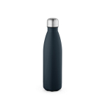 Gourde personnalisable isotherme et antifuite en inox recyclé 500 ml couleur bleu marine vue arrière