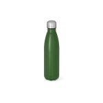 Gourde en acier inoxydable recyclé à bouchon étanche 500 ml couleur vert militaire
