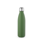 Gourde personnalisable isotherme et antifuite en inox recyclé 500 ml couleur vert militaire vue arrière