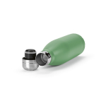 Gourde personnalisable isotherme et antifuite en inox recyclé 500 ml couleur vert pastel troisième vue