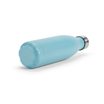 Gourde personnalisable isotherme et antifuite en inox recyclé 500 ml couleur bleu ciel quatrième vue