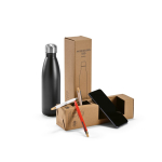 Gourde personnalisable isotherme et antifuite en inox recyclé 500 ml huitième vue frontale