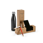 Gourde personnalisable isotherme et antifuite en inox recyclé 500 ml neuvième vue frontale
