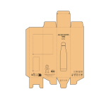 Gourde personnalisable isotherme et antifuite en inox recyclé 500 ml