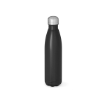 Gourde en acier inoxydable recyclé à bouchon étanche 770 ml couleur noir