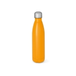 Gourde en acier inoxydable recyclé à bouchon étanche 770 ml couleur orange