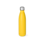 Gourde en acier inoxydable recyclé à bouchon étanche 770 ml couleur jaune foncé