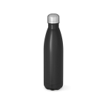Gourde en acier inoxydable recyclé à bouchon étanche 1 L couleur noir