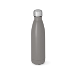 Gourde en acier inoxydable recyclé à bouchon étanche 1 L couleur gris