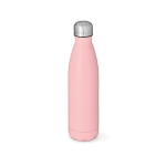 Gourde en acier inoxydable recyclé à bouchon étanche 1 L couleur rose