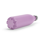 Gourde publicitaire isotherme en acier inoxydable recyclé 1 L couleur violet quatrième vue