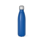 Gourde en acier inoxydable recyclé à bouchon étanche 1 L couleur bleu roi