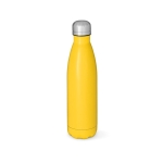 Gourde en acier inoxydable recyclé à bouchon étanche 1 L couleur jaune foncé