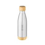 Bouteille en acier inoxydable recyclé avec couvercle en bambou 750ml vue principale