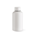 Gourde en aluminium recyclé à bouchon étanche 540 ml couleur blanc