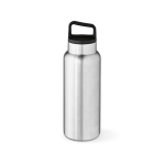 Gourde en acier inoxydable recyclé à mousqueton intégré 1,03 L couleur argenté