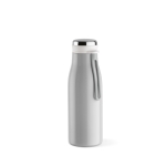 Gourde en acier inoxydable recyclé aux couleurs chaudes 380 ml couleur gris clair