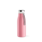 Gourde en acier inoxydable recyclé aux couleurs chaudes 380 ml couleur rose clair 