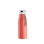 Gourde en acier inoxydable recyclé aux couleurs chaudes 380 ml couleur saumon