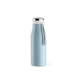 Gourde en acier inoxydable recyclé aux couleurs chaudes 380 ml couleur bleu pastel