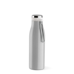 Gourde en acier inoxydable recyclé à fonction thermique 470 ml couleur gris clair