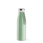 Gourde en acier inoxydable recyclé à fonction thermique 470 ml couleur vert pastel