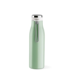 Gourde en acier inoxydable recyclé à fonction thermique 470 ml couleur vert pastel deuxième vue