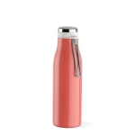 Gourde en acier inoxydable recyclé à fonction thermique 470 ml couleur saumon