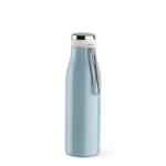 Gourde en acier inoxydable recyclé à fonction thermique 470 ml couleur bleu pastel