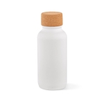 Gourde en acier inoxydable recyclé à finition mate 500 ml couleur blanc