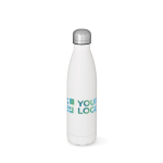 Gourde en acier inoxydable recyclé à bouchon étanche 400 ml vue principale
