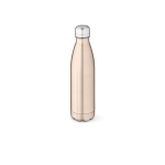 Gourde isotherme en acier inoxydable recyclé brillant 550 ml couleur champagne