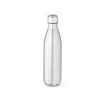 Gourde isotherme en acier inoxydable recyclé brillant 800 ml couleur argenté
