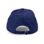 Casquette en coton recyclé à 6 panneaux et boucle en métal 280 g/m² couleur bleu marine vue arrière