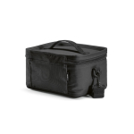 Glacière en plastique recyclé avec double poignée de transport 7.5L couleur noir deuxième vue