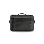 Glacière en plastique recyclé avec double poignée de transport 7.5L couleur noir vue arrière