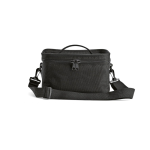 Glacière en plastique recyclé avec double poignée de transport 7.5L couleur noir vue détaillée