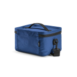 Glacière en plastique recyclé avec double poignée de transport 7.5L couleur bleu deuxième vue