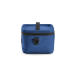 Glacière en plastique recyclé avec double poignée de transport 7.5L couleur bleu troisième vue