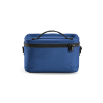 Glacière en plastique recyclé avec double poignée de transport 7.5L couleur bleu vue frontale