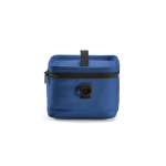 Glacière en plastique recyclé avec double poignée de transport 7.5L couleur bleu deuxième vue