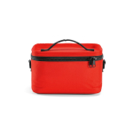 Glacière en plastique recyclé avec double poignée de transport 7.5L couleur rouge vue frontale
