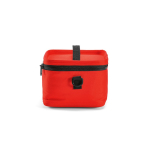 Glacière en plastique recyclé avec double poignée de transport 7.5L couleur rouge deuxième vue