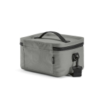 Glacière en plastique recyclé avec double poignée de transport 7.5L couleur gris deuxième vue