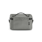 Glacière en plastique recyclé avec double poignée de transport 7.5L couleur gris vue arrière