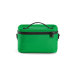 Glacière en plastique recyclé avec double poignée de transport 7.5L couleur vert vue frontale
